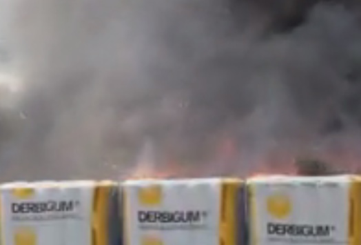 Violent incendie au sein de l'entreprise Derbigum à Perwez : Trois personnes légèrement blessées