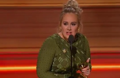 Grammy Awards : Le discours d'Adele en hommage à Beyoncé