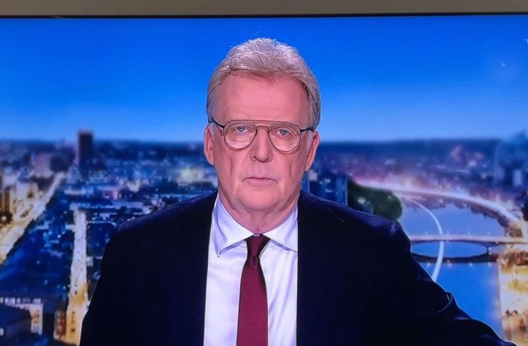François De Brigode fait ses adieux au Journal Télévisé