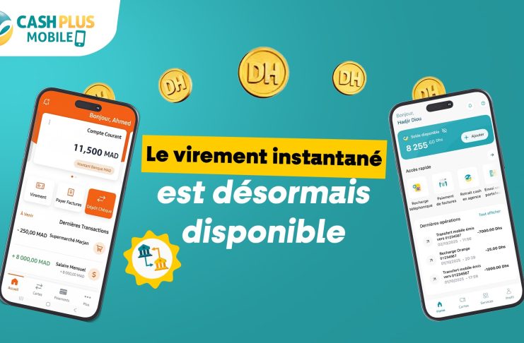 Cash Plus Mobile lance le virement bancaire instantané au Maroc
