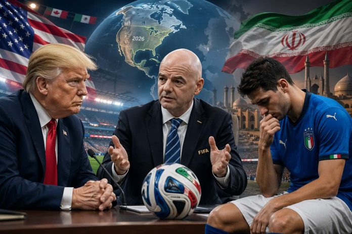 Coupe du monde 2026 - un proche de Trump veut remplacer l’Iran par l’Italie Coupe du monde 2026 : un proche de Trump veut remplacer l’Iran par l’Italie