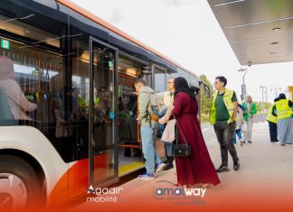 Agadir lance la première ligne Amalway TRAMBUS