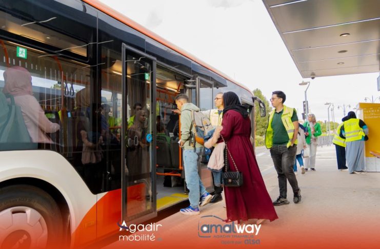 Agadir lance la première ligne Amalway TRAMBUS