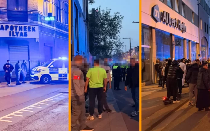 Violentes tensions à Anvers après la mort de Khalid dans le quartier de Kiel Violentes tensions à Anvers après la mort de Khalid dans le quartier de Kiel