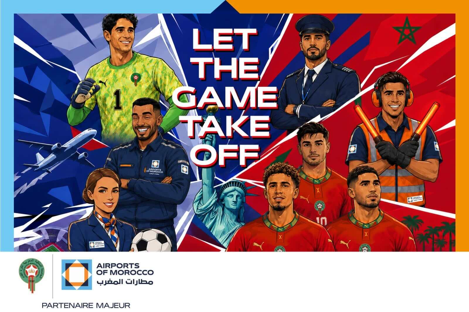 Airports of Morocco lance sa campagne pour le Mondial 2026 Mondial 2026 : Airports of Morocco dévoile « Let The Game Take Off »