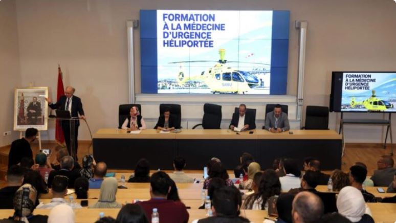 Rabat forme des équipes médicales aux urgences par hélicoptère